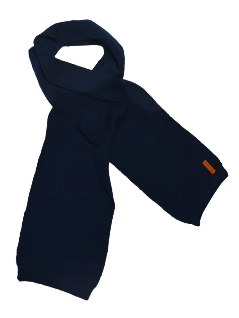 Knitted Warm & Soft Winter Muffler-NAVY