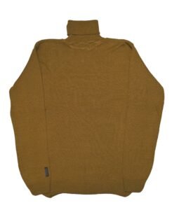 Classic Knit Turtleneck Sweater-MUSTARD